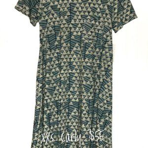 LuLaRoe Carly Dress Lot (quantity = 2)